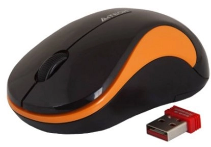 Миша бездротова A4Tech G3-270N (Black+Orange)