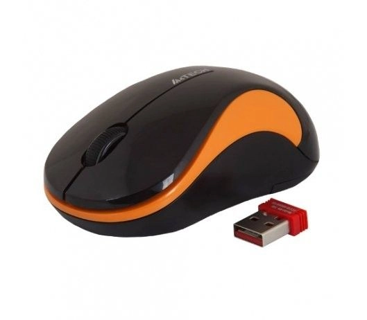 Миша бездротова A4Tech G3-270N (Black+Orange)