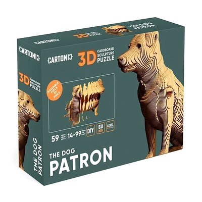 Картонний конструктор Cartonic 3D Puzzle Patron The Dog Картонний конструктор Cartonic 3D Puzzle Patron The Dog