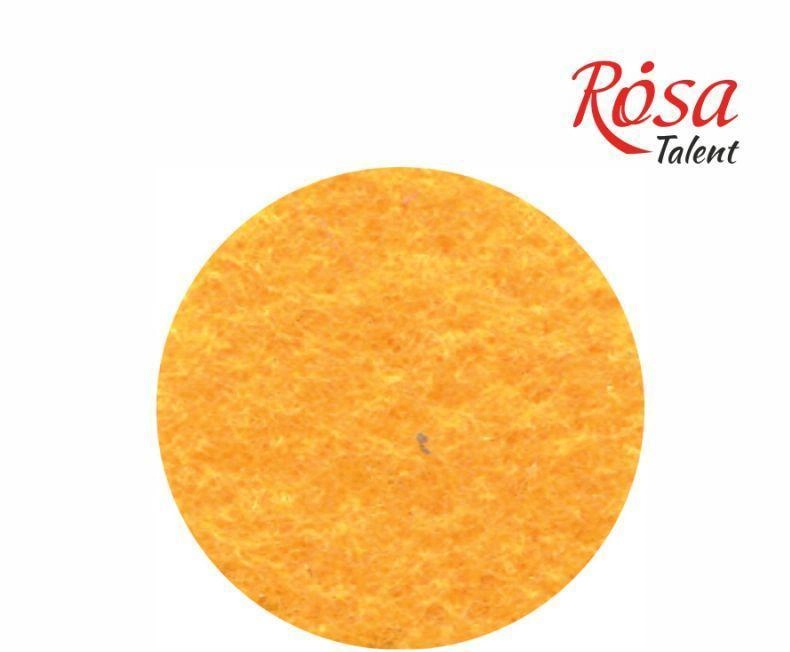 Фетр листковий ROSA TALENT жовтий темний — фото 2