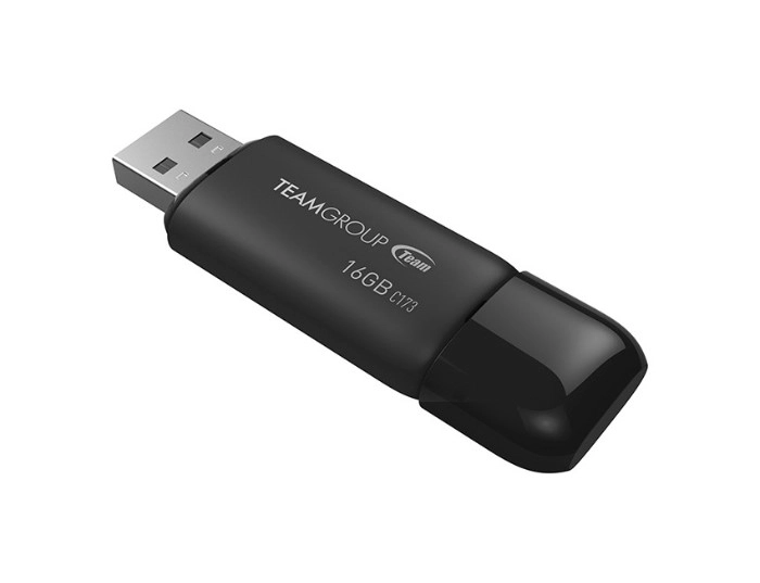 USB флеш накопичувач 16GB Team C173 Pearl Black (TC17316GB01)