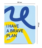 Блокнот для планування А5 Orner I have a brave plan патріотичний блакитний orner-2155