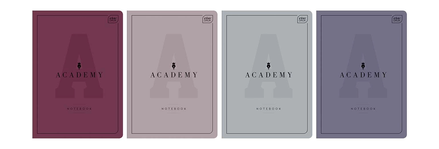 Блокнот A5 32 аркушів лінія Interdruk Academy 16301