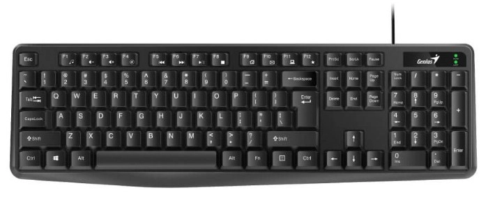 Клавіатура Genius KB-117 USB Black Ukr (31310016407)