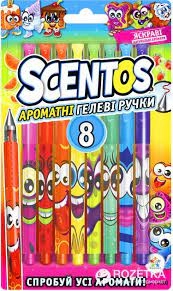 Набір ароматних гелевих ручок Scentos Феєрія ароматів 8шт 41203