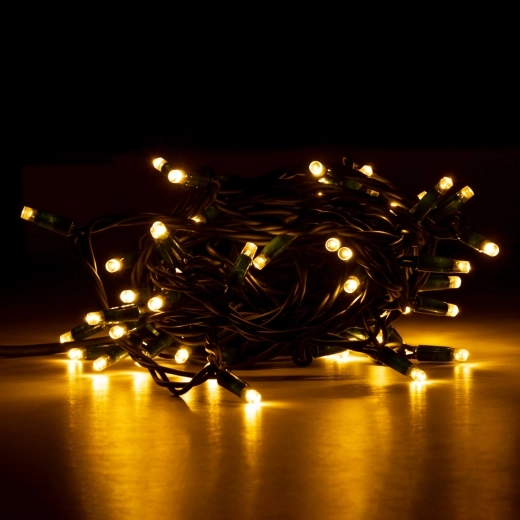 Електрогірлянда LED вулична Yes Fun, 65 ламп, IP 65, тепло-біла, 12.25 м