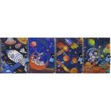 Блокнот на спіралі на замочку Space 11*15см 64946
