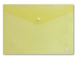 Папка-конверт А4 на кнопці Офіс Центр пастельно-жовта 180 мкм ОС31301-21