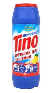 Засіб чистячий порошкоподібний Tino High-Power з ароматом Лимон 500 г