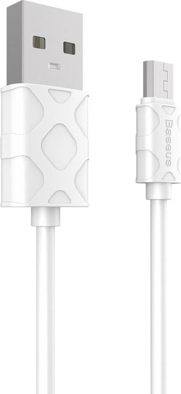 Кабель Baseus Yaven Micro 2.1A 1m White