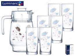 Набори д/напоїв LUMINARC JASMINE BLUE /НАБІР/7 пр. д/напоїв (Q4798)