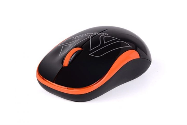 Миша бездротова A4Tech G3-300N (Black+Orange)