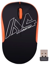Миша бездротова A4Tech G3-300N (Black+Orange)