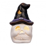 Статуетка Yes Fun Хелловін Skull in hat 10 см Led 974189