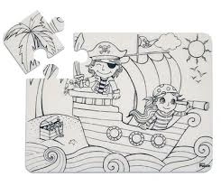 Розмальовка-пазли Funny Mat Піратський острів 3122 — фото 2