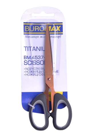 Ножицi 16см TITANIUM BM.4537-09 сірі вставки