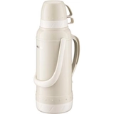 Термос Ardesto Gemini Gourmet 2000 мл пластик скляна колба бежевий AR2620BGG