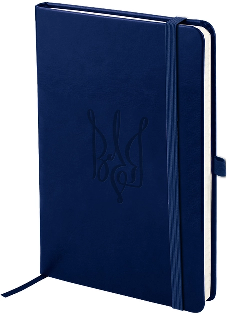 Книга записна Axent Partner Lux 125х195 96 аркушів клітинка синій Воля 8202-02-6-A