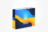 Пакет подарунковий WonderPack 315х250х80мм STAND WITH UKRAINE ПР008-о6
