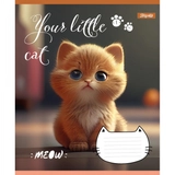 Зошит 24 аркуша лінія 1 Вересня Your little cat 766653