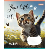 Зошит 24 аркуша лінія 1 Вересня Your little cat 766653