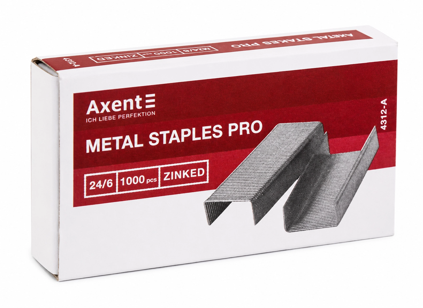 Скоби №24/6  Pro 4312 Axent  нікель 