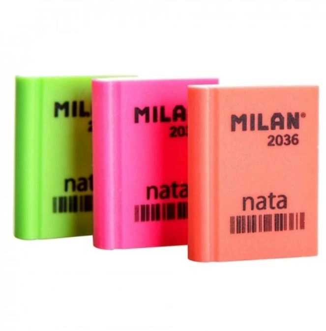 Гумка прямокутна Книга TM MILAN 390х290х9мм 2036CPM Гумка прямокутна Книга TM MILAN 390х290х9мм 2036CPM