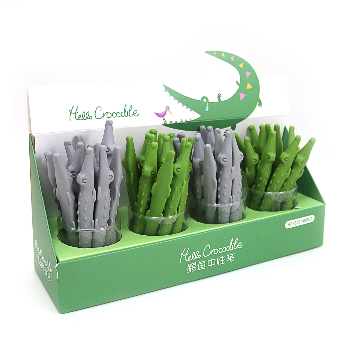 Ручка дитяча гелева силіконова Крокодил 5248DSCN Ручка дитяча гелева силіконова Крокодил 5248DSCN