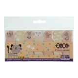 Закладки паперові GREY CAT з клейким шаром  68x20мм ZiBi 7/20 аркушів KIDS Line ZB.15103