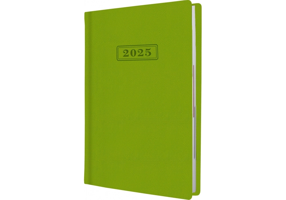 Щоденник датований А5 2025 Optima Square фісташковий O25204-67