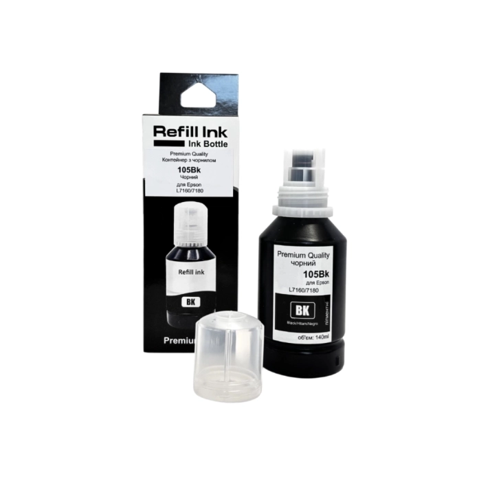 Чорнило Premium Quality Epson 105 140мл Black Pigment C13T00Q140, pigment (70264890) Чорнило Premium Quality Epson 105 140мл Black Pigment C13T00Q140, pigment (70264890)