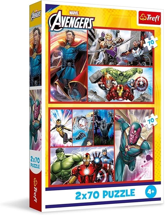 Пазли Trefl 2x70 The Avengers Стати героєм Пазли Trefl 2x70 The Avengers Стати героєм