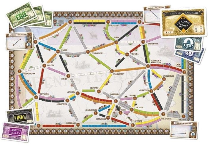 Гра настільна Ticket to Ride - Map Collection 5 United Kingdom & Pennsy DOW720123