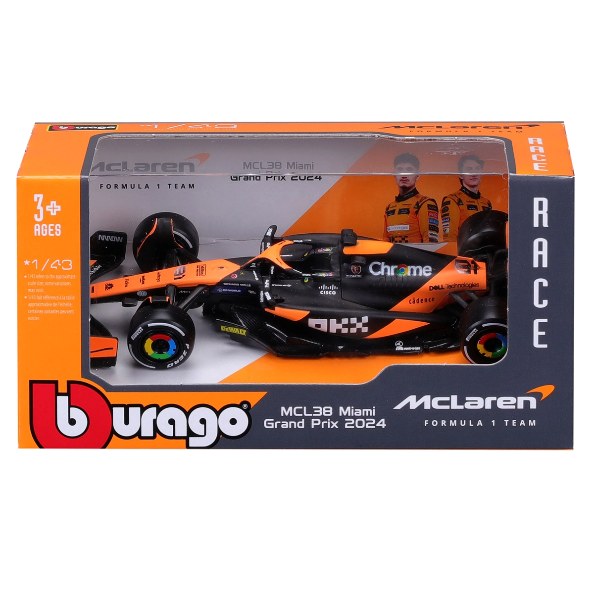 Автомодель - MCLAREN F1 MCL382024 18-38214