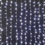 Електрогір. штора Novogodko, 238 LED, с білий, 2*2 м, 8 реж., коннектор