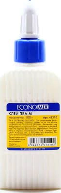 Клей ПВА Еconomix з дозатором 100мл