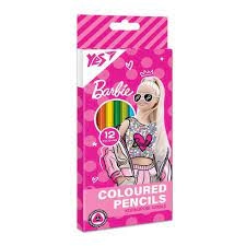 Олівці кольорові YES Barbie 12 кольорів