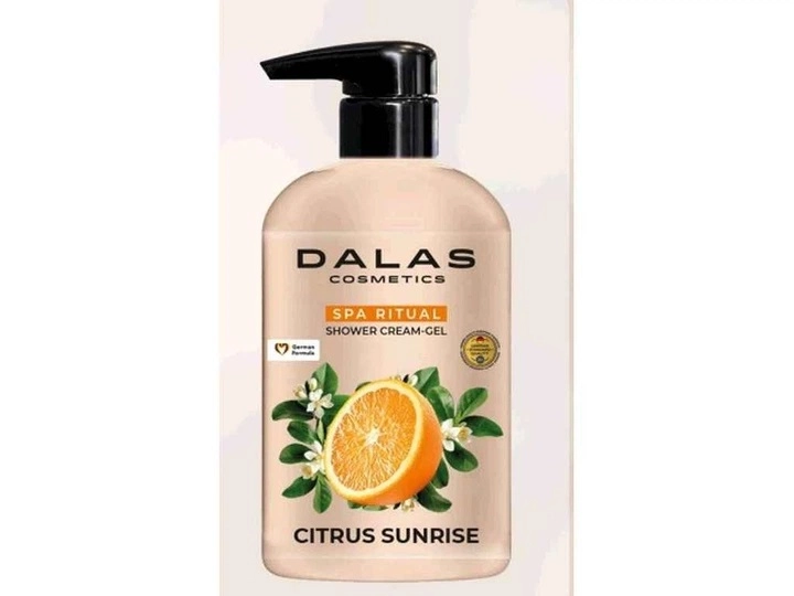 Крем-гель для душу Dalas Cosmetics citrus sunrise 550мл 722874