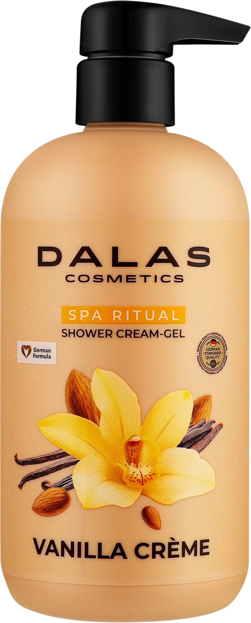 Крем-гель для душу Dalas Cosmetics vanilla creme 550мл 722867