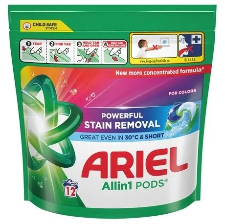 Капсули для прання Ariel Color Для кольорового 12х17,6