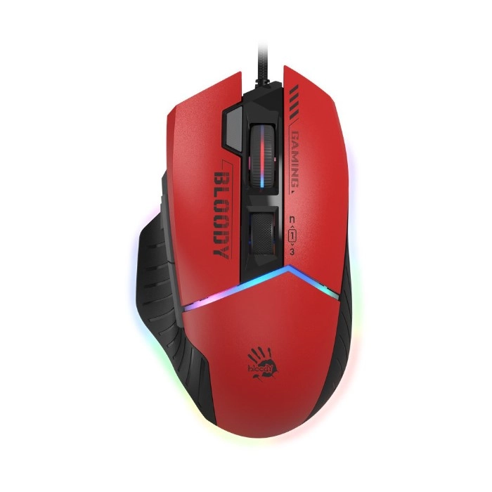 Миша дротова A4Tech Bloody W95 Max RGB Activated USB Sports Red (Bloody W95 Max Sports Red)