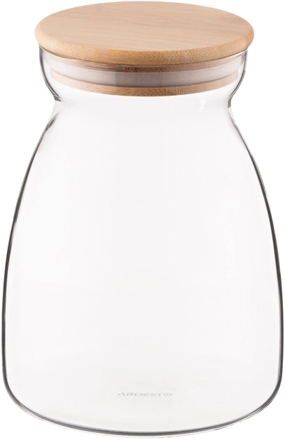 Банка для зберігання Ardesto Fresh Hourglass 1100 мл скло AR1311BH