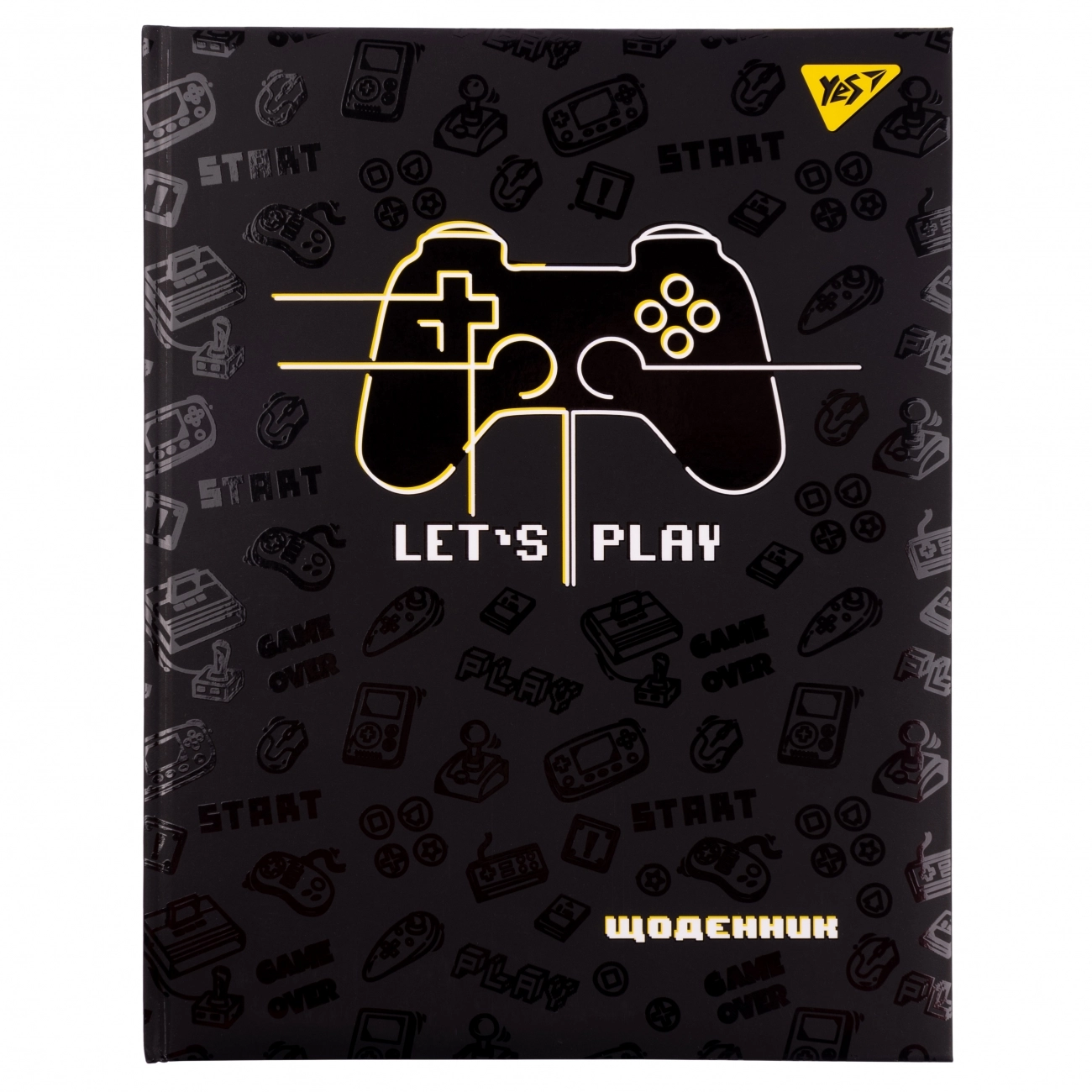 Щоденник шкільний YES твердий Game софт-тач, УФ-лак