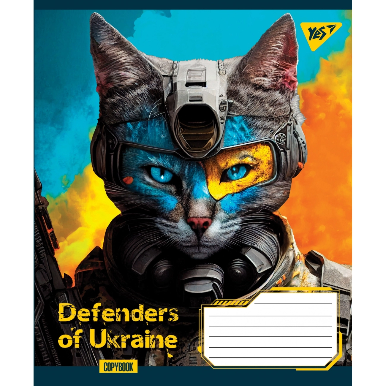 Зошит 24 аркуша лінія YES Defenders of Ukraine 766390
