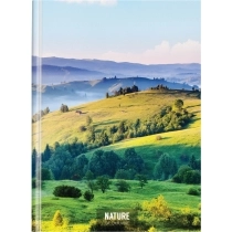 Блокнот Nature of Ukraine: пейзаж, А4, тверда обкл., 96 арк., кліт.