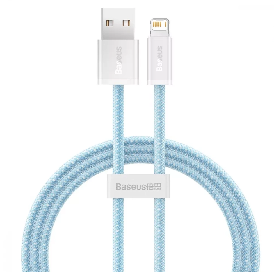 Кабель Baseus Dynamic Series Fast Charging Lightning 2.4A (1m) blue Кабель Baseus Dynamic Series Fast Charging Lightning 2.4A (1m) blue