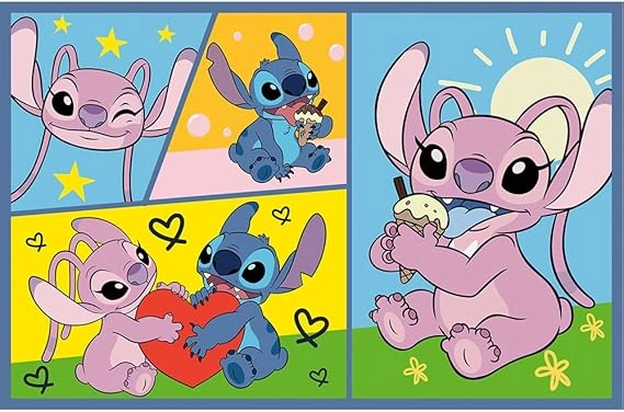 Пазли Trefl 2x70 Lilo&Stitch Зі Стічем не нудно Пазли Trefl 2x70 Lilo&Stitch Зі Стічем не нудно