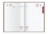 Щоденник датований А5 2025 Optima Tweed зелений O26126-04