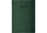 Щоденник датований А5 2025 Optima Tweed зелений O26126-04