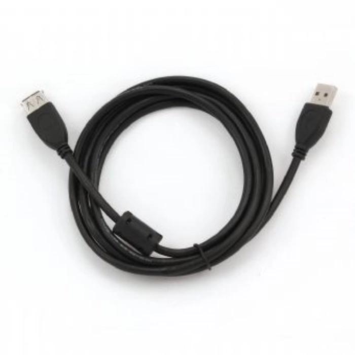Кабель Cablexpert CCF-USB2-AMAF-6 удлинитель USB 2.0 AM/AF 1,8 м, Ферритовый фильтр